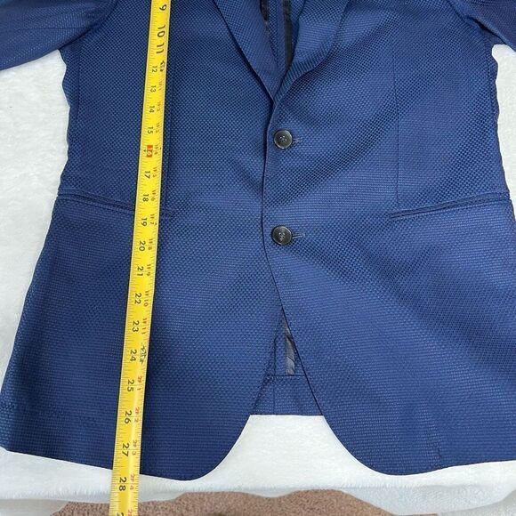 BOSS Nordstrom Blue Summer Sports Jacket Deconstructed 38R Slim Fit - Picture 11 of 11